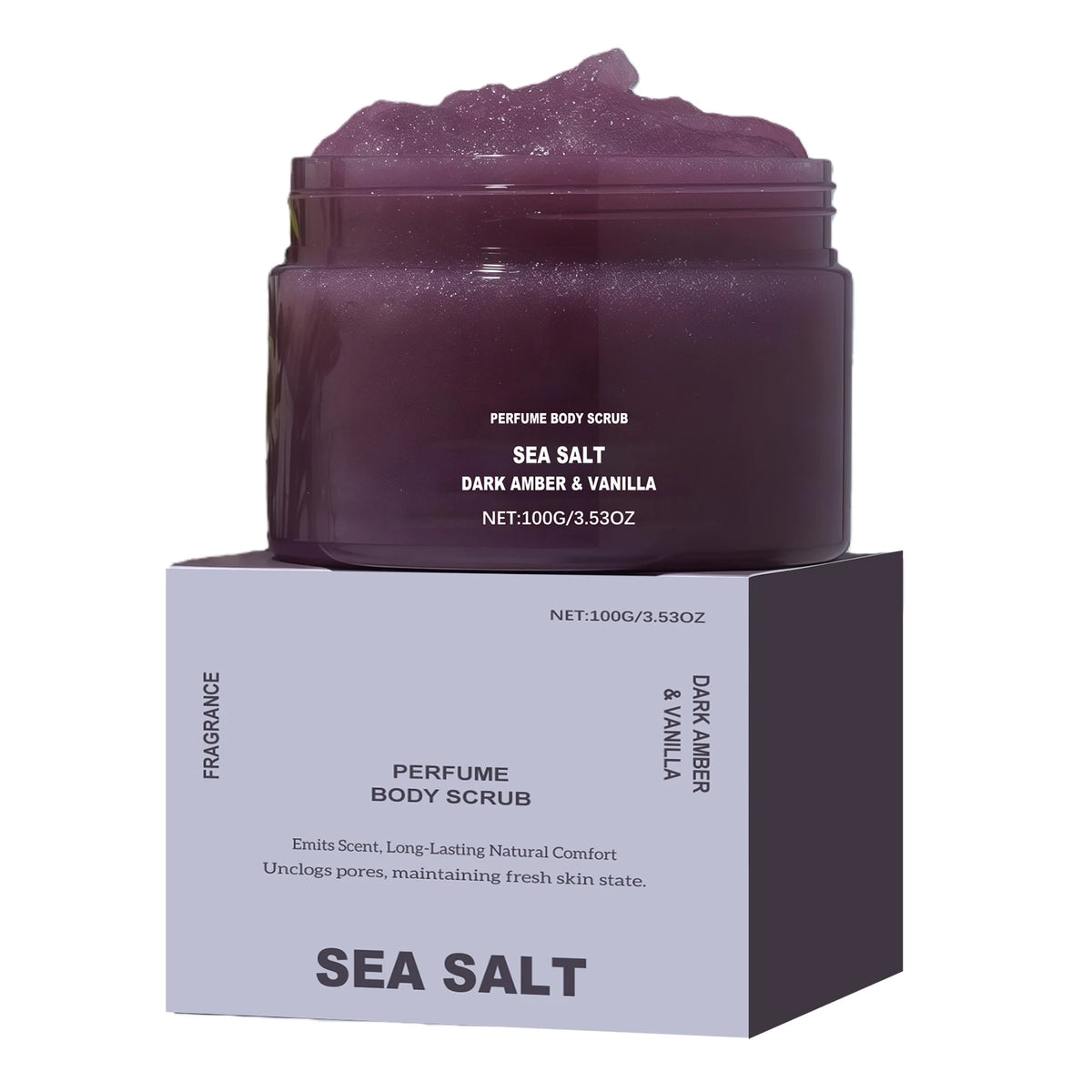 Vanilla Body Scrub Cream for Gentle Exfoliation and Moisturizing