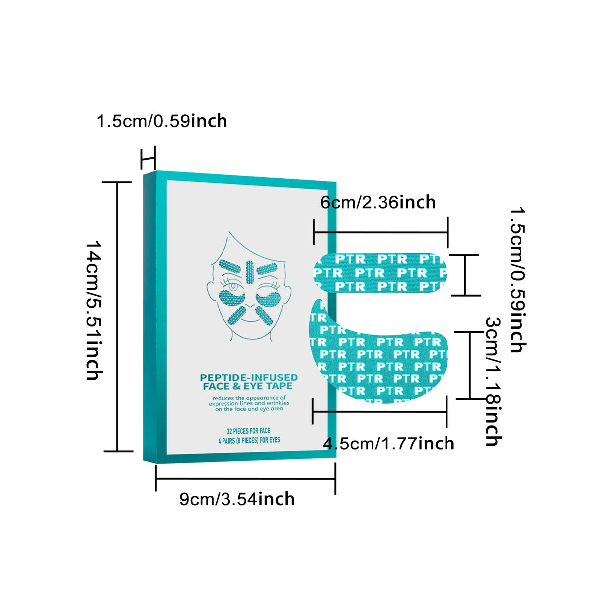 Gentle Moisturizing Facial and Eye Care Patches for Daily Care