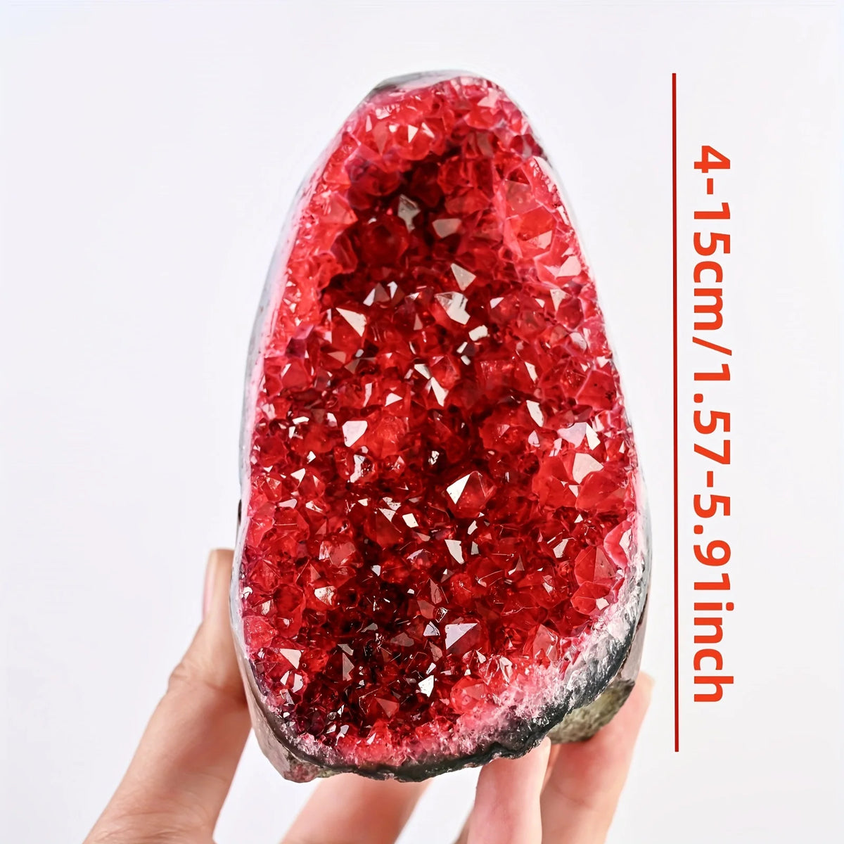 CrystalHola Geode Cluster Decorative Home And Office Accent