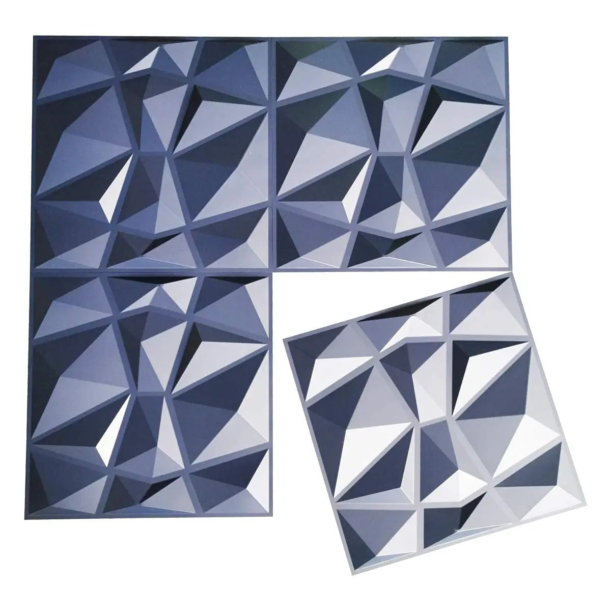 Art3d 3D PVC Wall Panels Diamond Relief Decor for Home