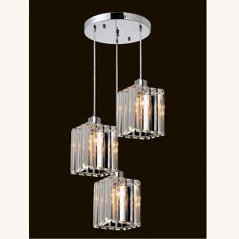 VETRULUS Modern K9 Crystal Ceiling Chandelier Pendant Light