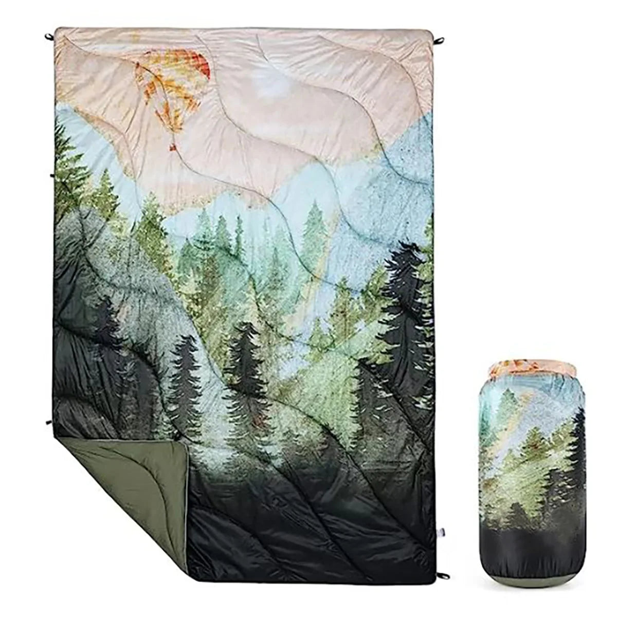 Portable Waterproof Camping Blanket for Hiking Picnics and Car Trips