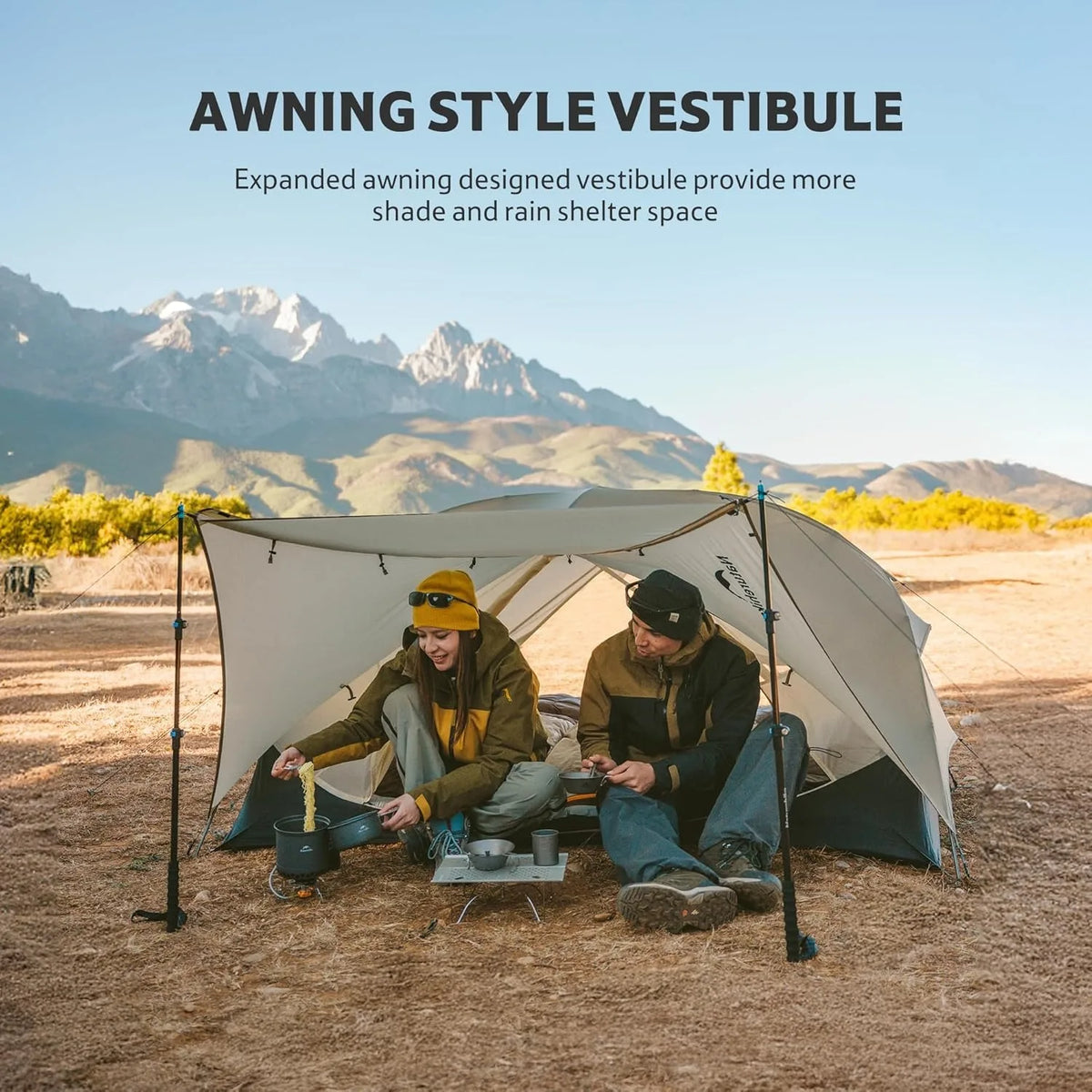 Naturehike Mongar Ultralight Waterproof Backpacking Tent for Hiking and Trekking
