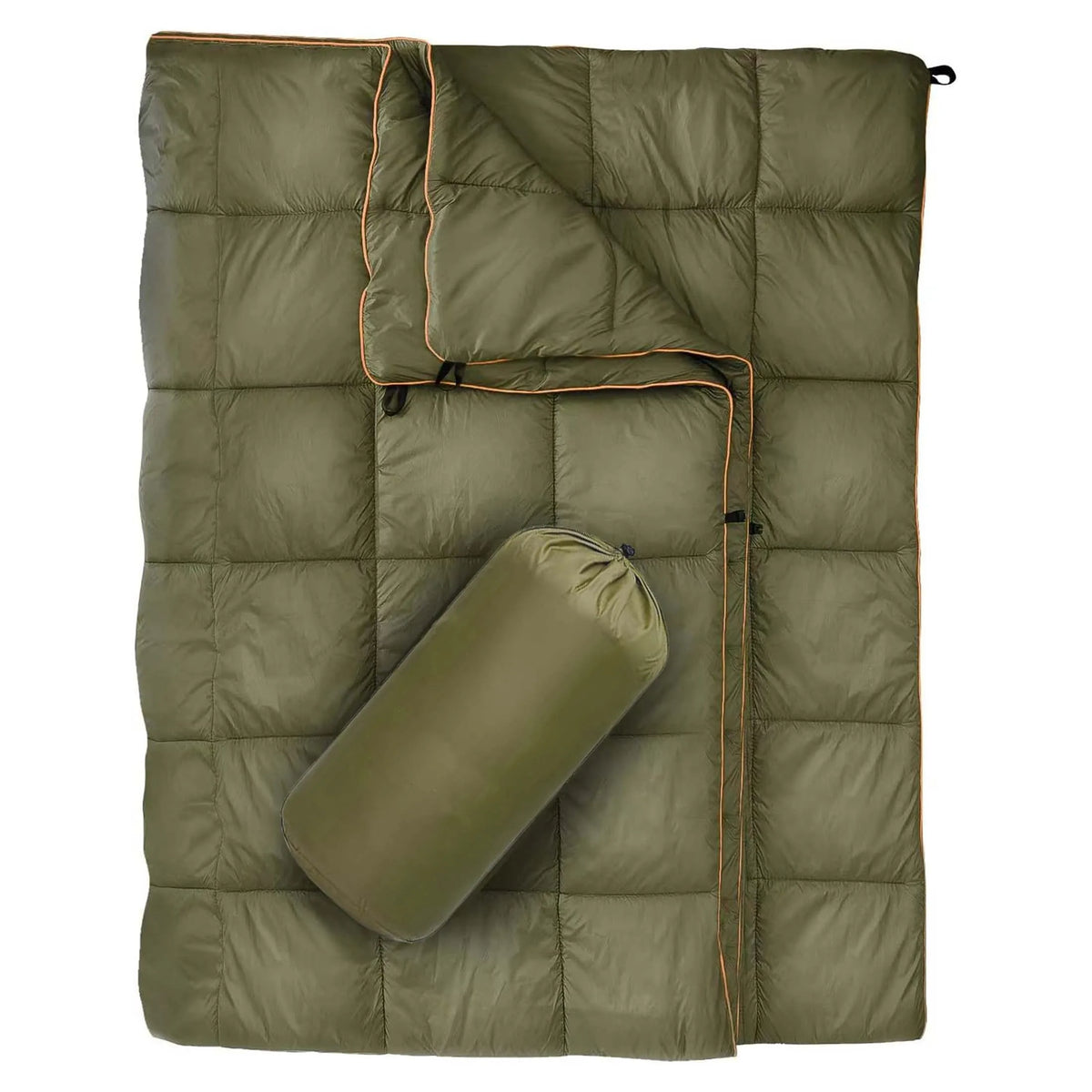 Waterproof Lightweight Puffy Camping Blanket for Outdoor Travel and Warmth