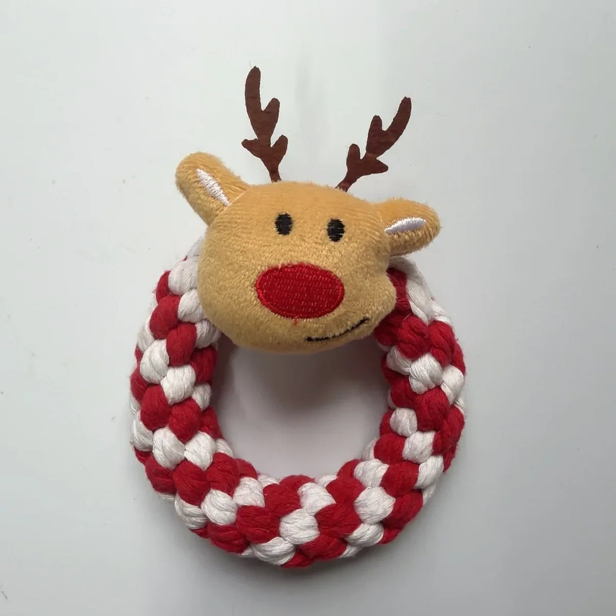 Christmas Dog Rope Toy for Chewing and Interactive Play