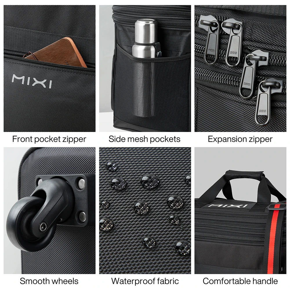 Mixi Expandable Foldable Travel Bag With Rolling Wheels Luggage