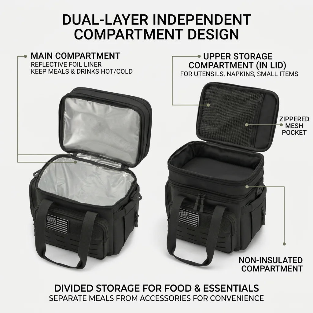 ReFire Gear Insulated Picnic Cooler Bag for Camping and Travel