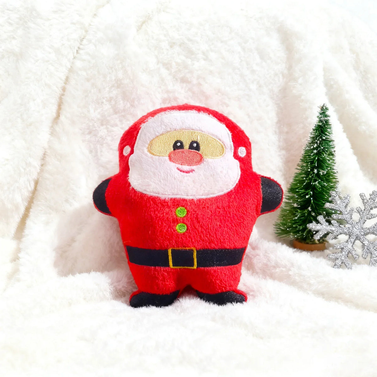 Christmas Plush Squeaky Interactive Toys for Dogs and Cats