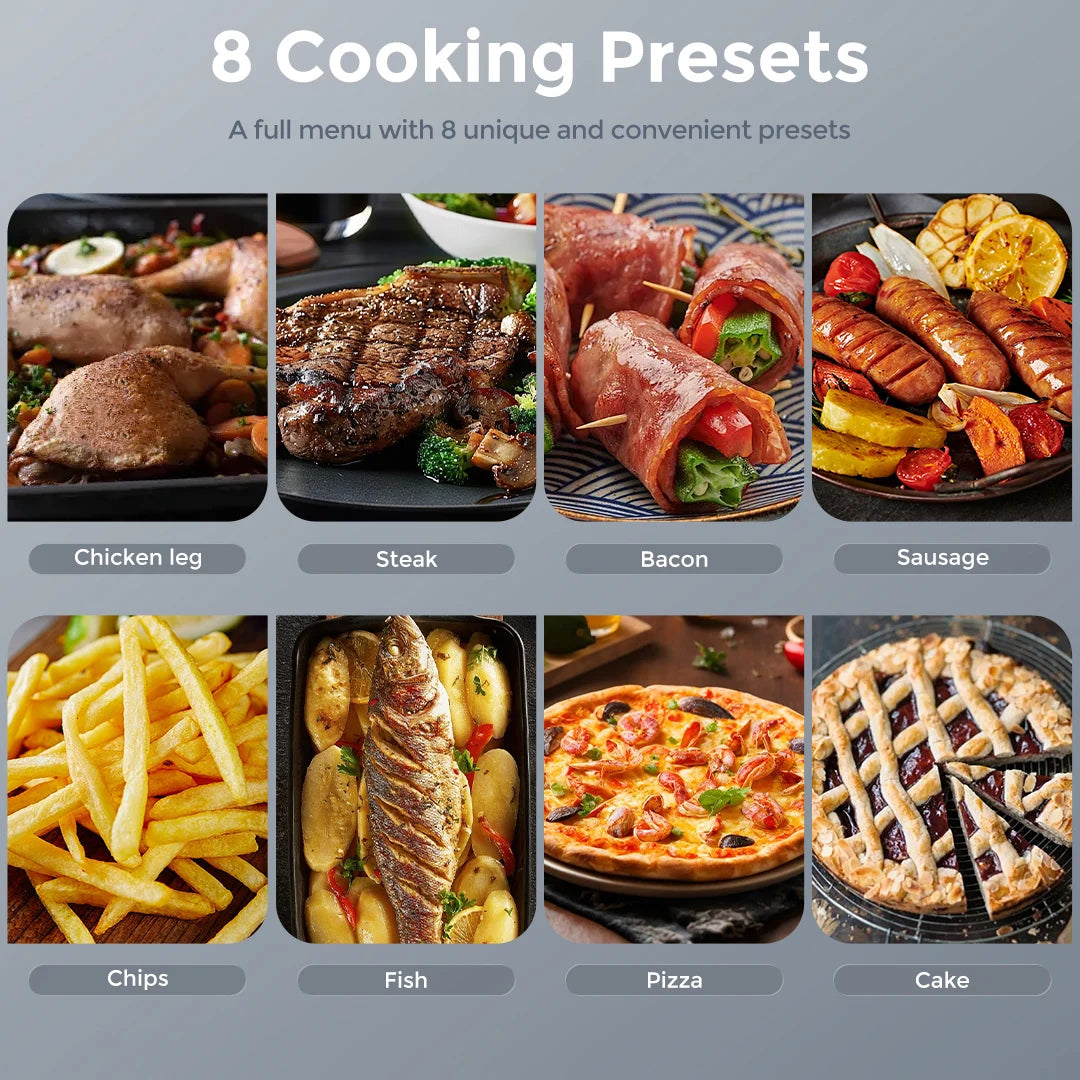 Sejoy 8-In-1 Air Fryer With Ceramic Coating And Even Heating