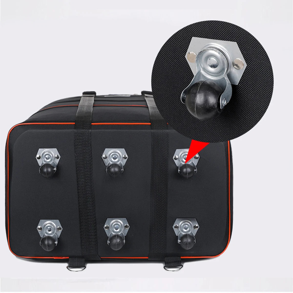 Expandable Foldable Rolling Travel Duffel Bag With Waterproof Oxford Fabric