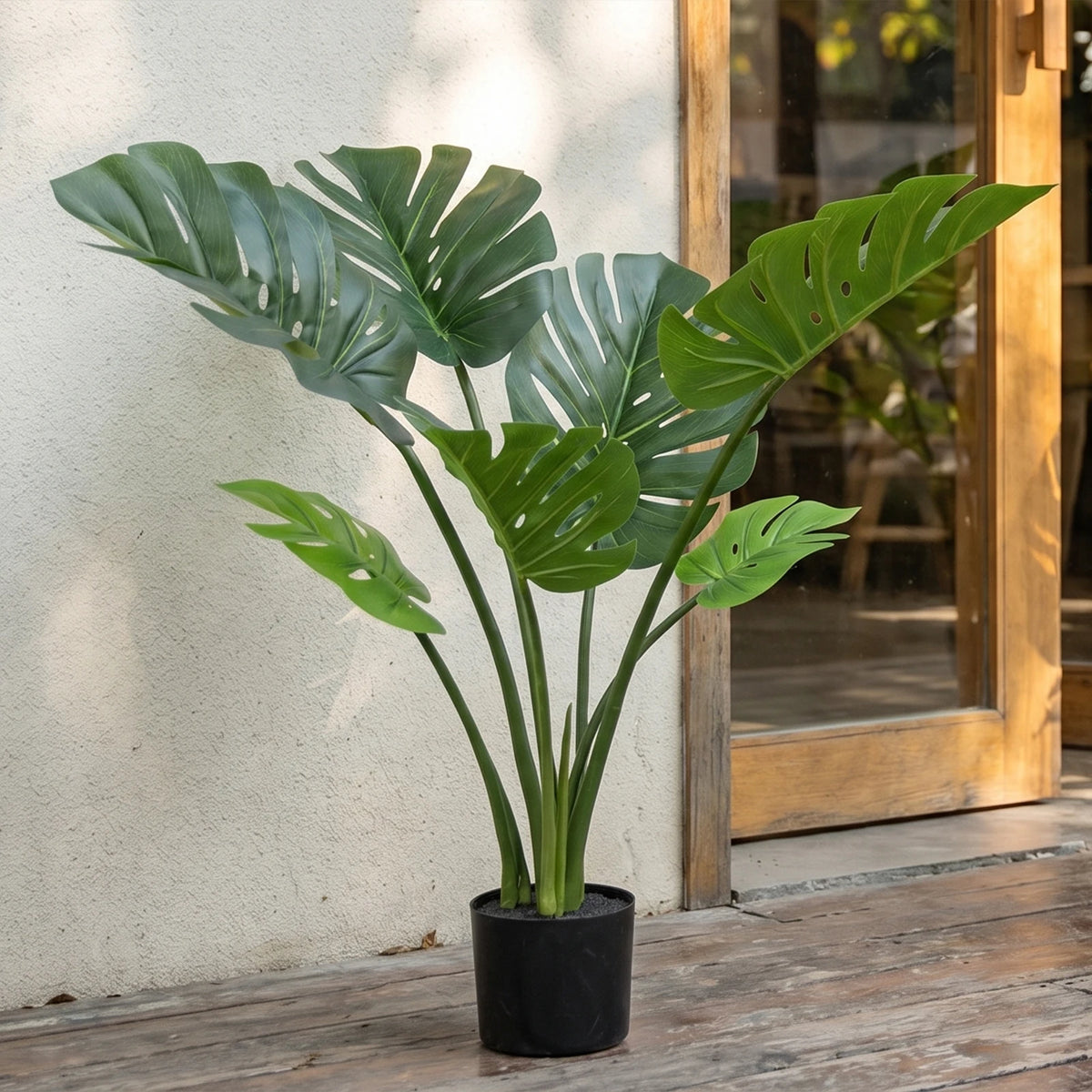 Artificial Monstera Tree With Pot for Home and Office Decor