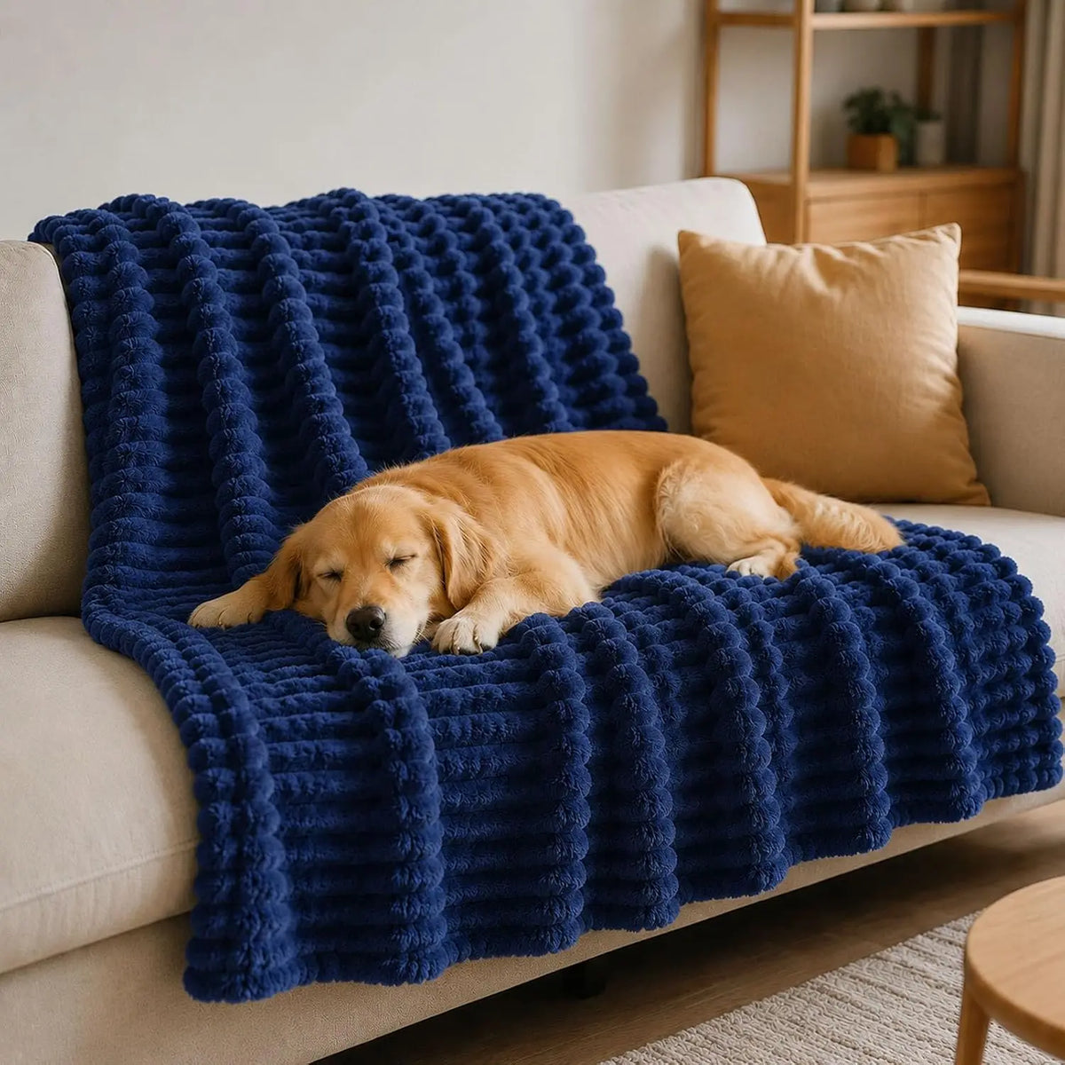 Emotional Support Blanket for Dogs Comforting Pet Throw