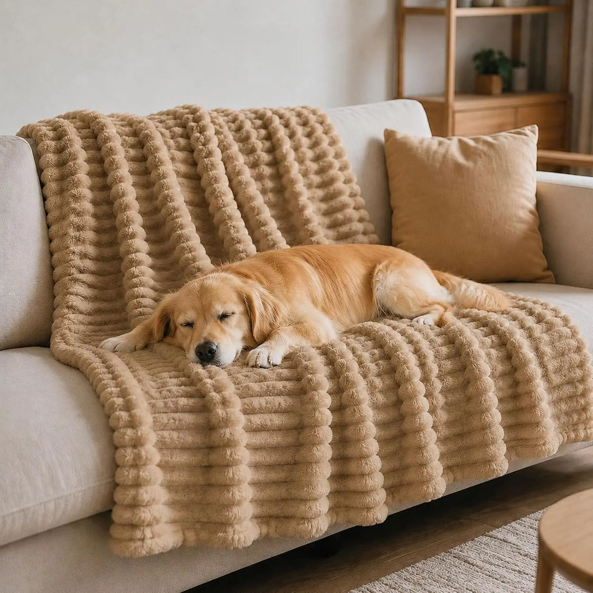 Emotional Support Blanket for Dogs Comforting Pet Throw