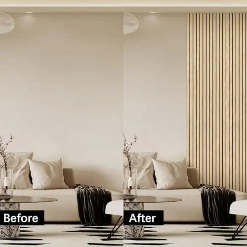 Self Adhesive 3D Acoustic Wood Slat Wall Panels for Studios