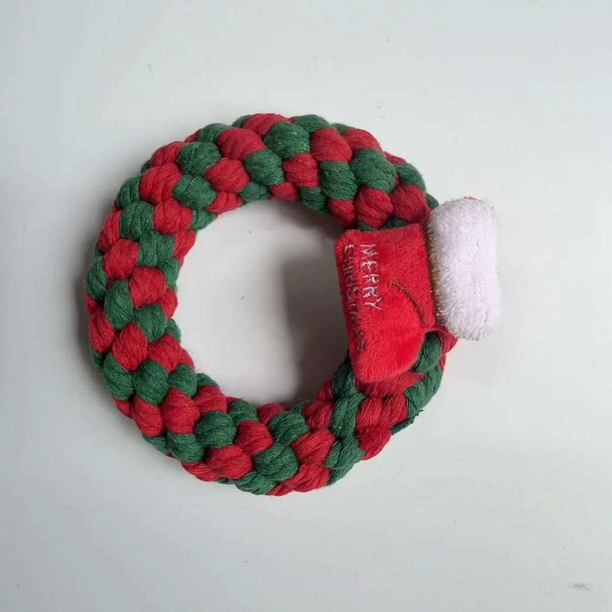 Christmas Dog Rope Toy for Chewing and Interactive Play