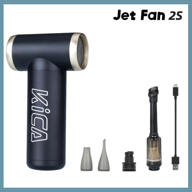 KiCA JetFan 2S Portable Rechargeable Air Blower for Outdoor Use