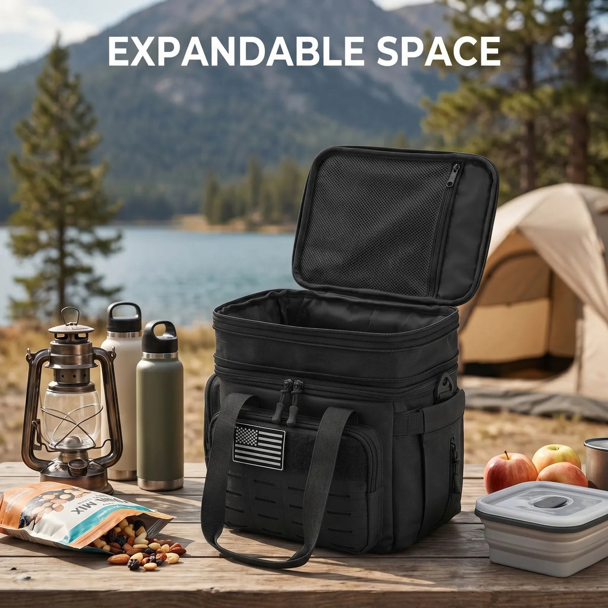 ReFire Gear Insulated Picnic Cooler Bag for Camping and Travel