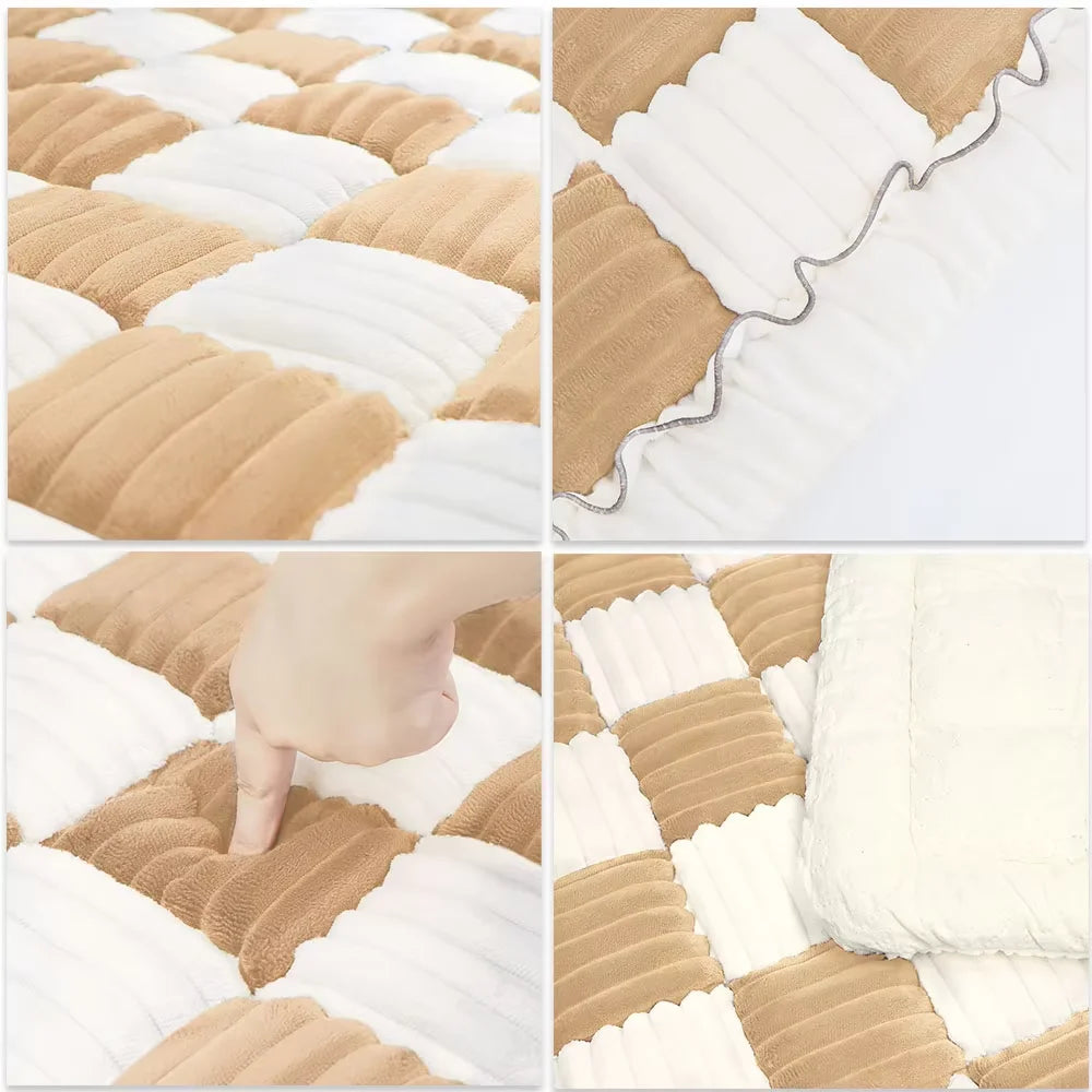 Warm Waterproof Pet Car Seat Mat With Washable Cover