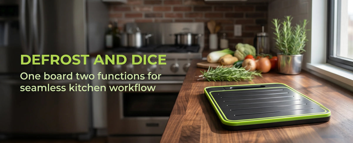 Double Sided Non Toxic Kitchen Cutting Board With Juice Groove