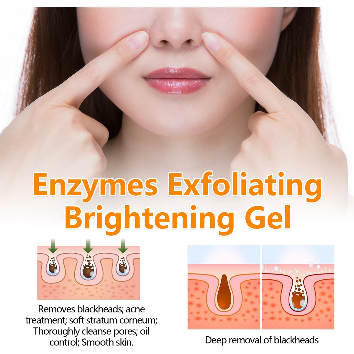 Blackhead Remover Gel With Niacinamide For Pore Cleansing And Smoothing