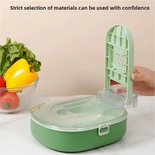Ergonomic Stainless Steel Vegetable Cutter With Comfortable Grip