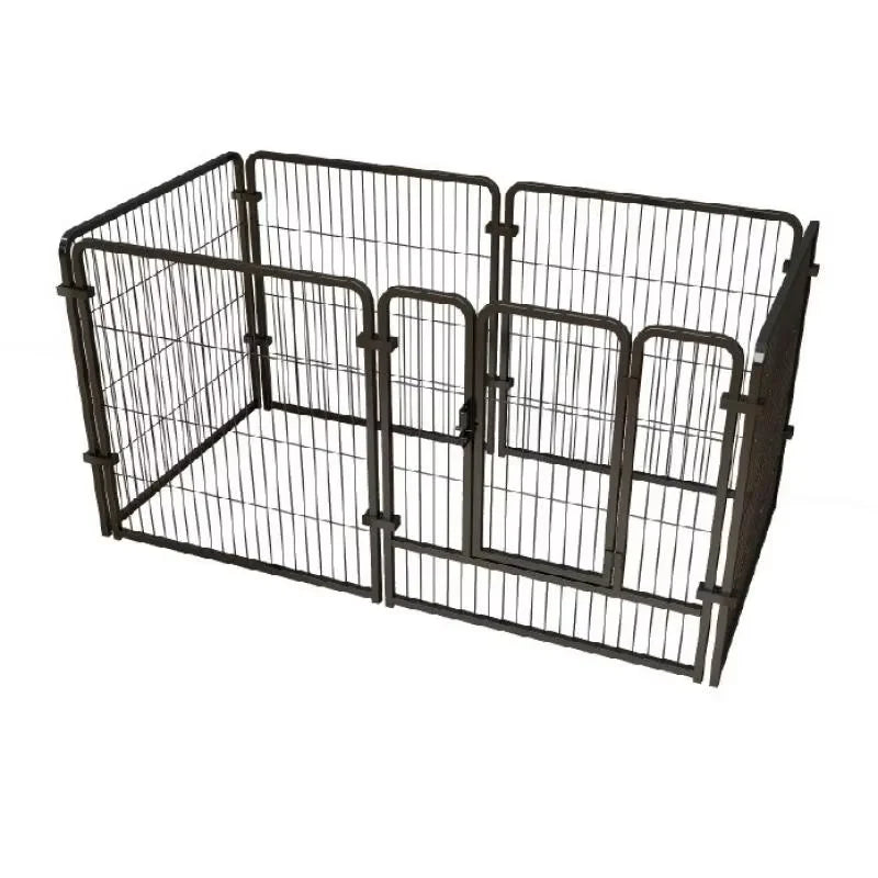 Foldable Stainless Steel Pet Playpen for Dogs and Small Pets
