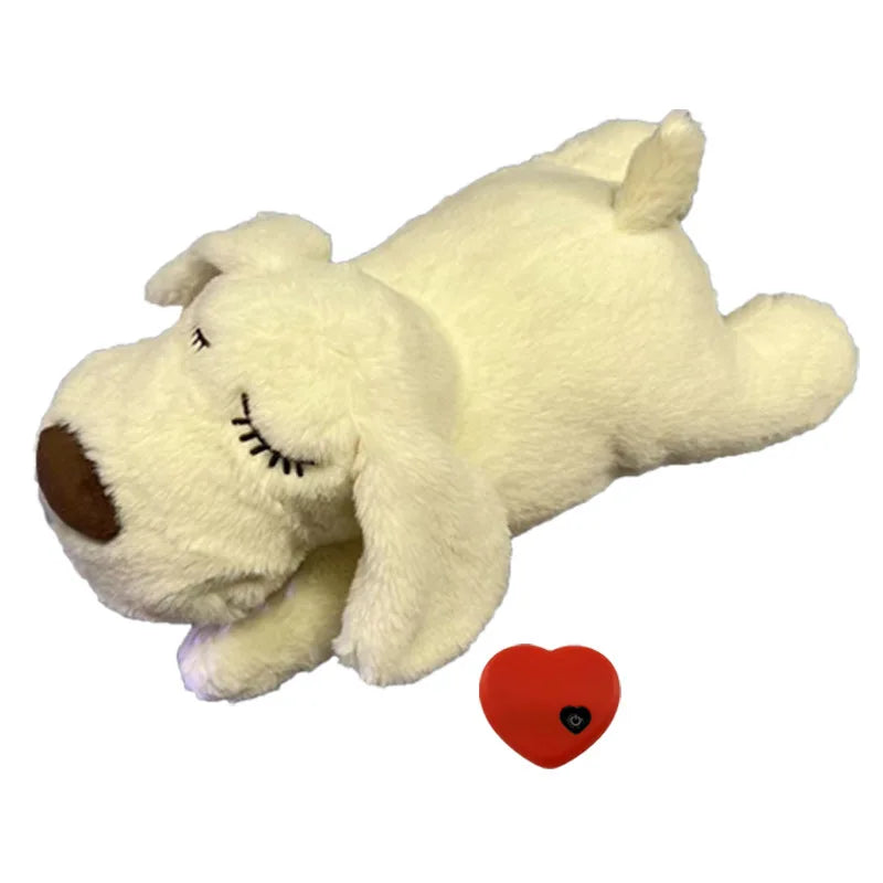 Pet Anxiety Relief Heartbeat Plush Toy for Dogs and Cats