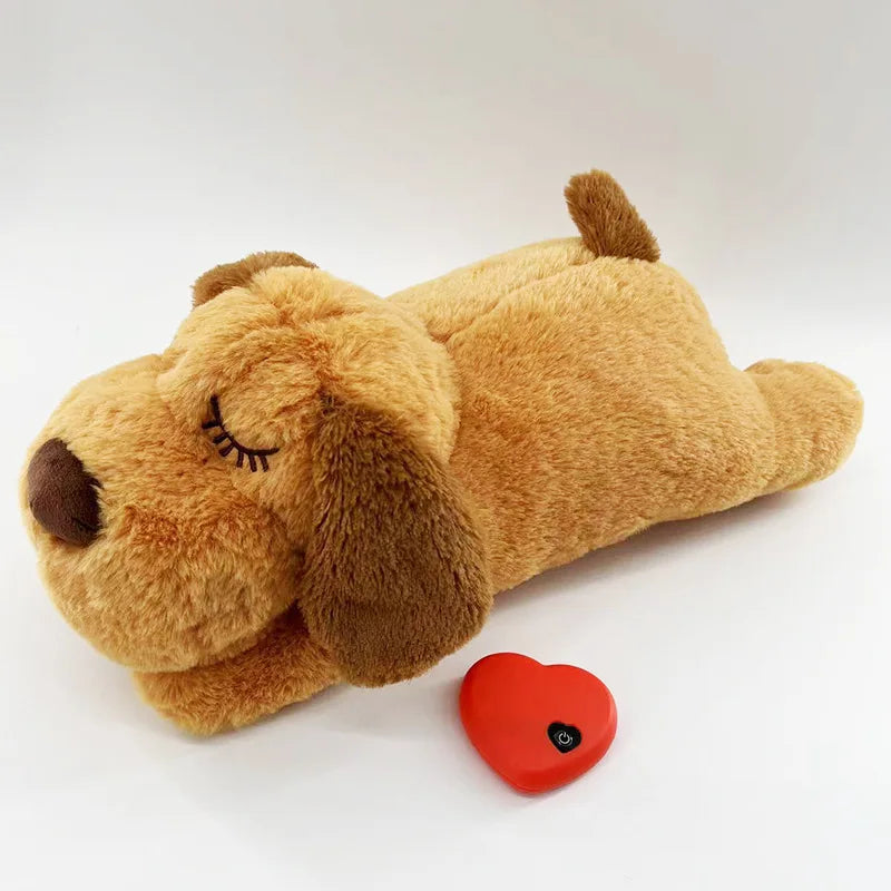Pet Anxiety Relief Heartbeat Plush Toy for Dogs and Cats