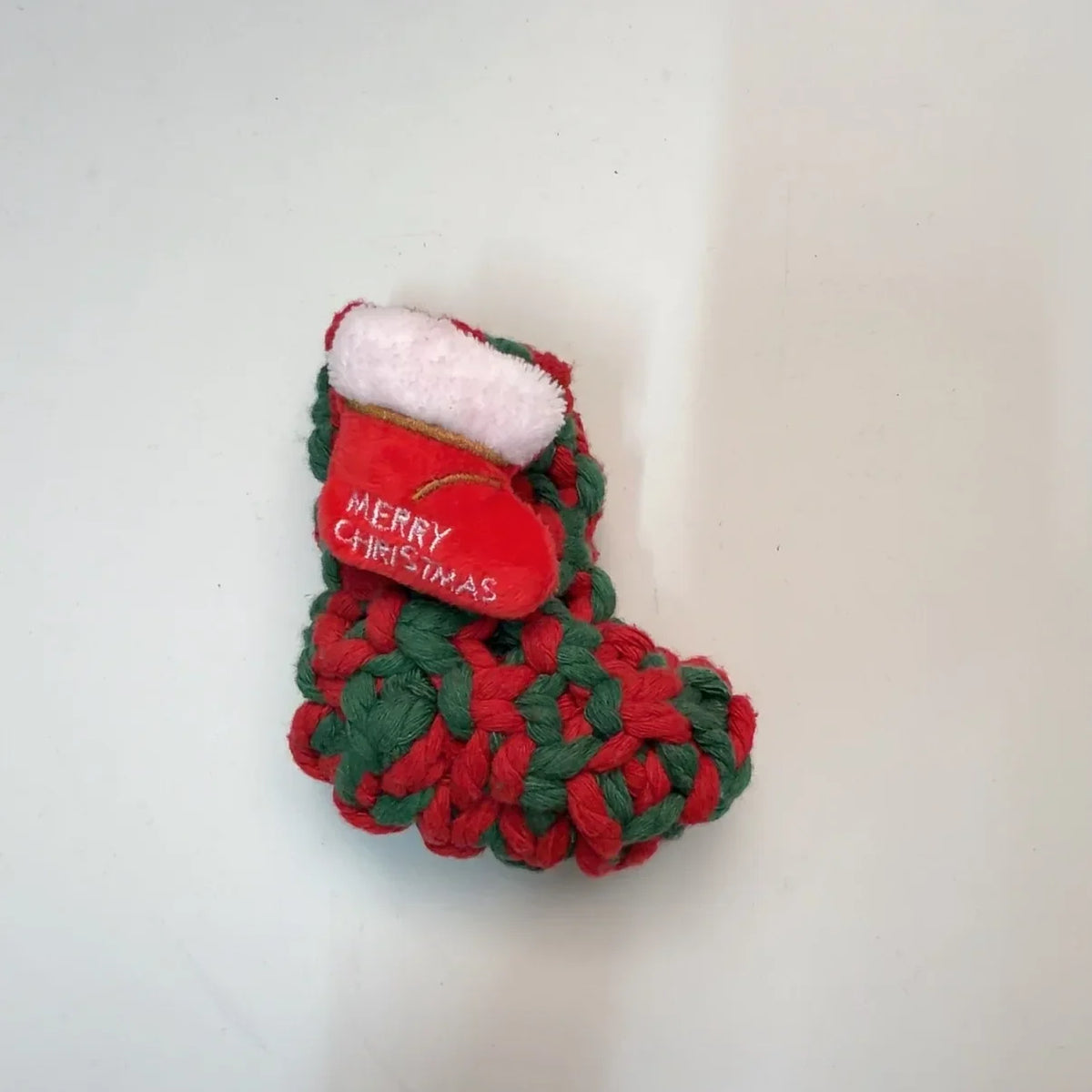 Christmas Dog Rope Toy for Chewing and Interactive Play