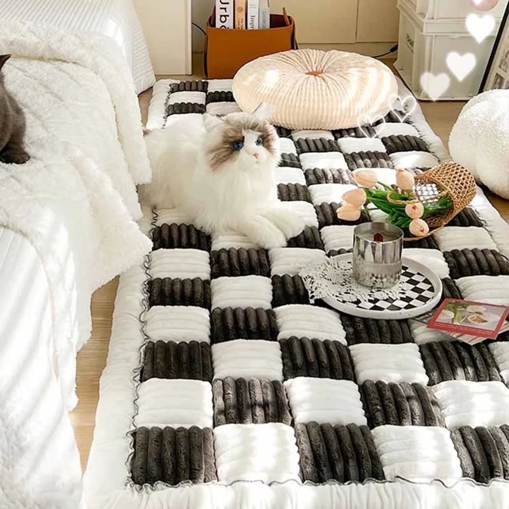 Warm Waterproof Pet Car Seat Mat With Washable Cover
