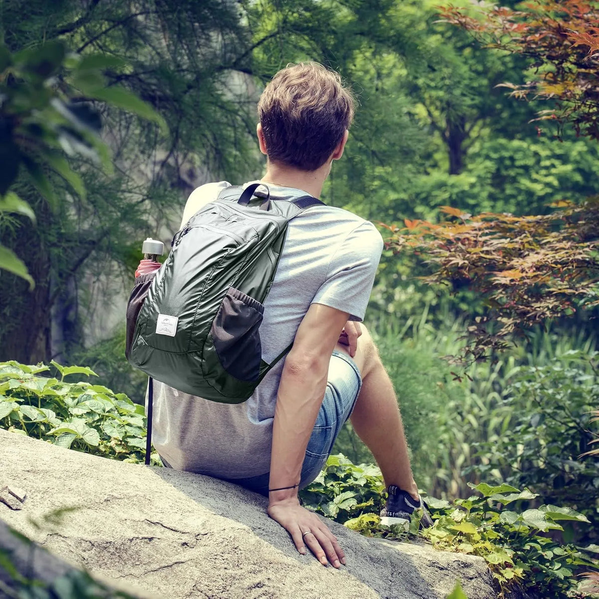 Naturehike Ultralight Waterproof Folding Backpack for Hiking and Camping