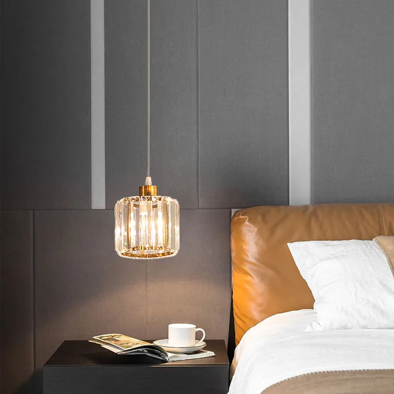 VETRULUS Modern K9 Crystal Ceiling Chandelier Pendant Light