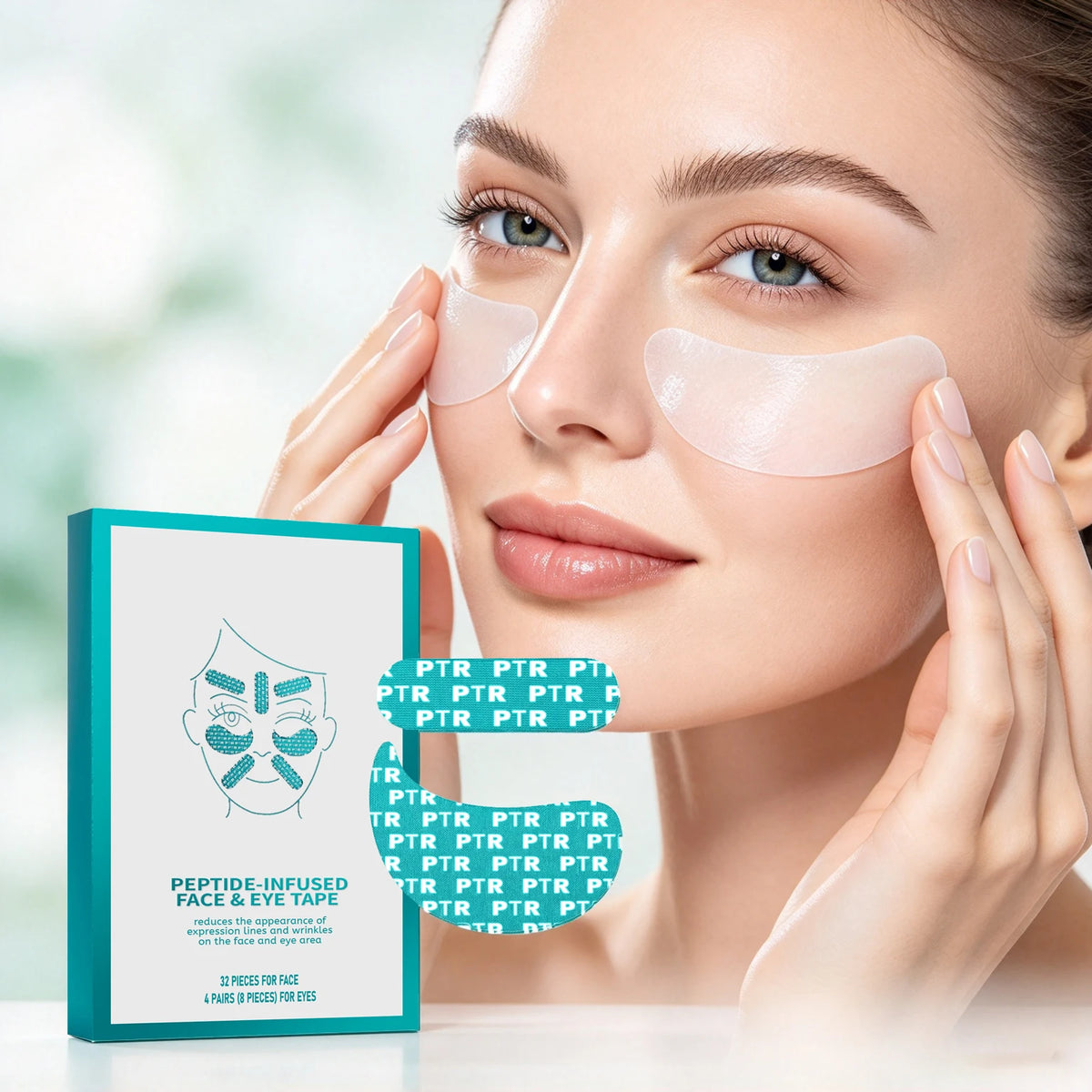 Gentle Moisturizing Facial and Eye Care Patches for Daily Care