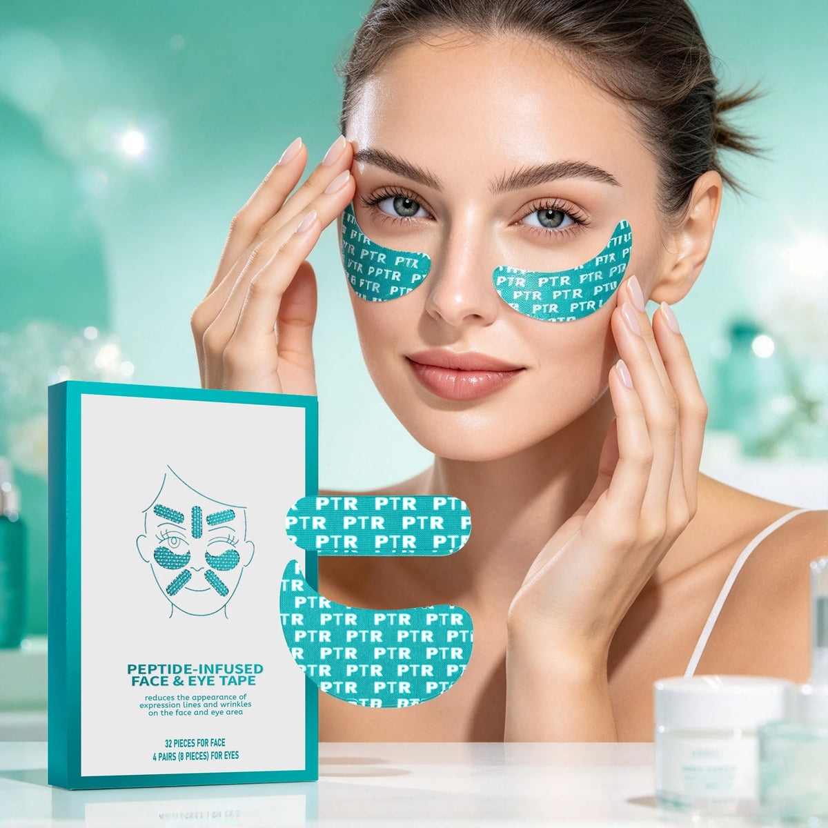 Gentle Moisturizing Facial and Eye Care Patches for Daily Care