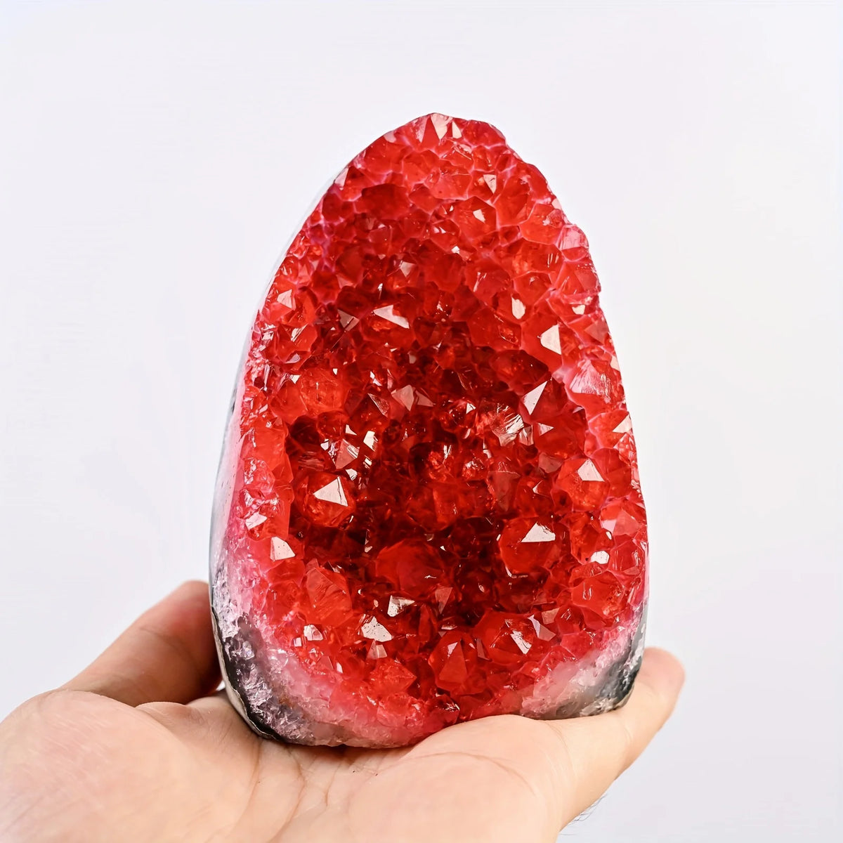 CrystalHola Geode Cluster Decorative Home And Office Accent