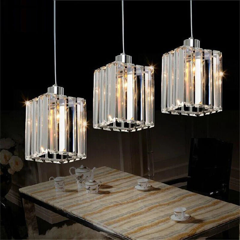 VETRULUS Modern K9 Crystal Ceiling Chandelier Pendant Light