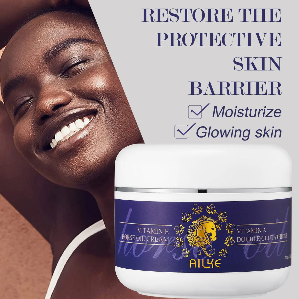 AILKE Glutathione Whitening Skincare Set for Radiant Hydrated Skin
