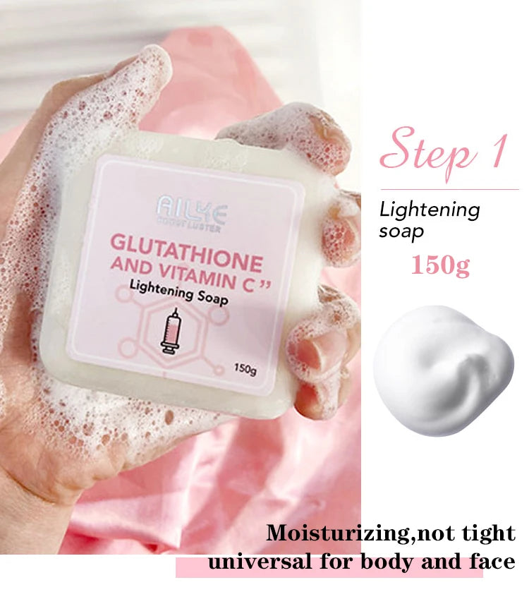 AILKE Glutathione Vitamin C Skin Brightening Body Care Kit