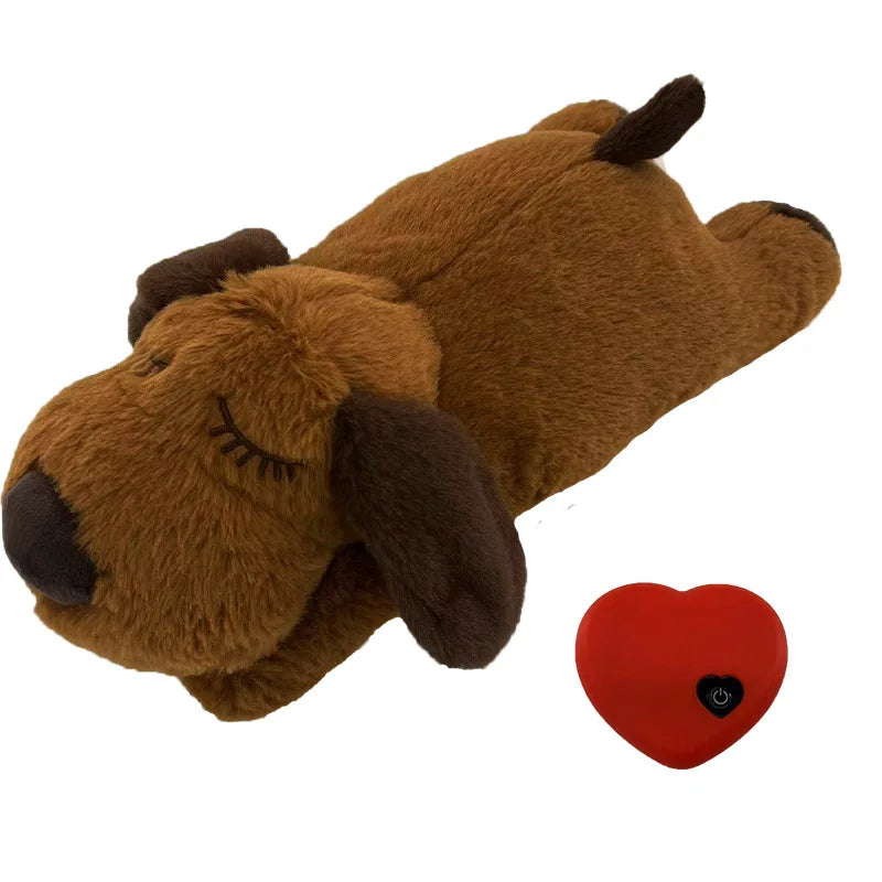 Pet Anxiety Relief Heartbeat Plush Toy for Dogs and Cats