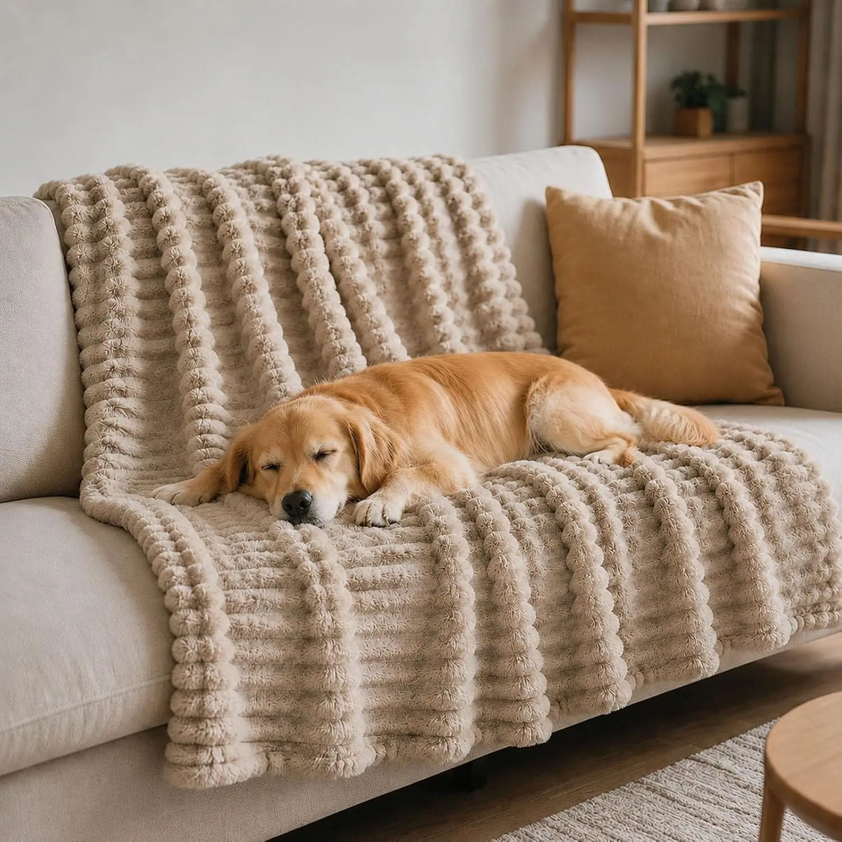 Emotional Support Blanket for Dogs Comforting Pet Throw
