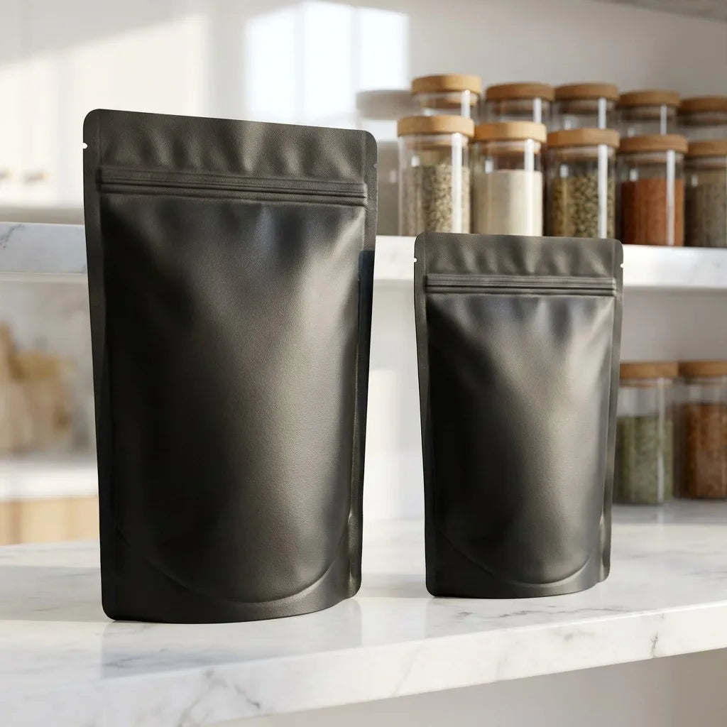 VoluPack Smell Proof Mylar Food Storage Bags With Resealable Closure