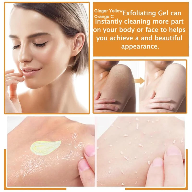 AMOCOCO Turmeric Vitamin C Exfoliating Gel for Smooth Radiant Skin