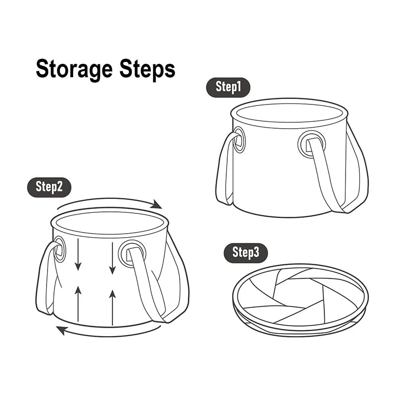Naturehike Foldable Waterproof Outdoor Bucket for Camping Travel and Fishing