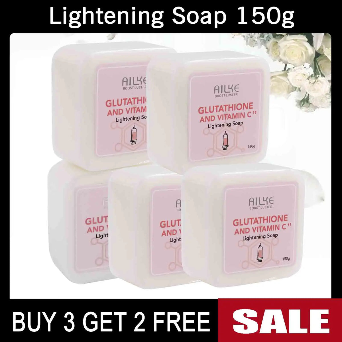 AILKE Vitamin C Glutathione Brightening Skin Care Set for Radiant Skin