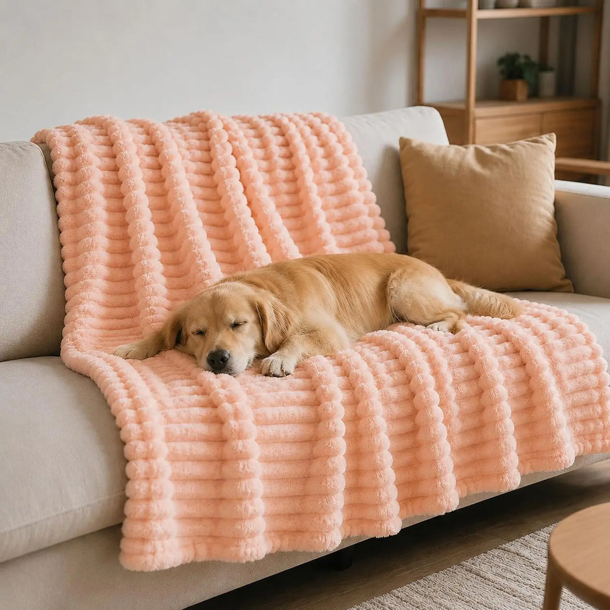 Emotional Support Blanket for Dogs Comforting Pet Throw