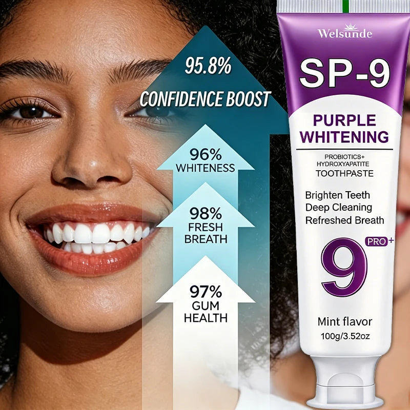 Welsunde Hydroxyapatite Whitening Toothpaste for Fresh Breath and Gum Health