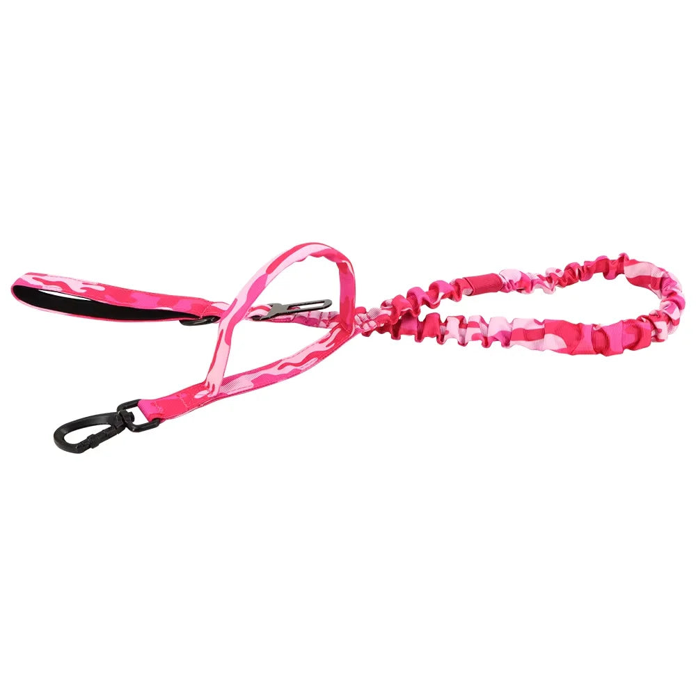 PETRAVEL Adjustable Military Dog Leash With Dual Control Handles