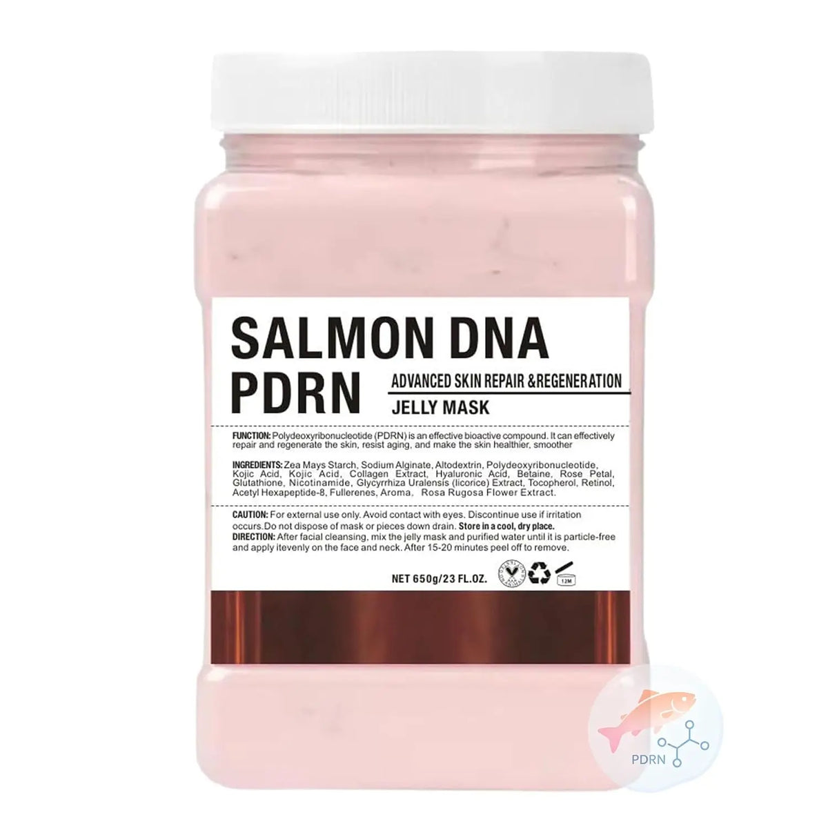 YMEYFAN Salmon PDRN Hyaluronic Acid Collagen Jelly Mask Powder