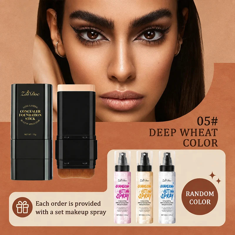 Zaidoc Long Lasting Concealer Foundation Stick Makeup