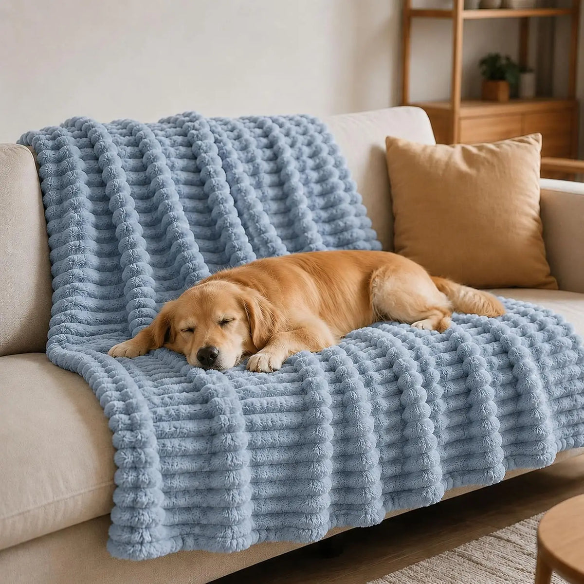 Emotional Support Blanket for Dogs Comforting Pet Throw